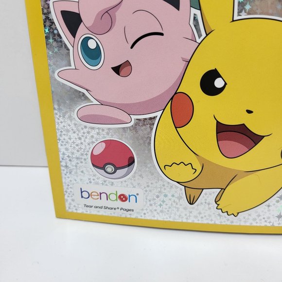 Bendon Pokemon Advanced Coloring Book Uncolored 40 Pages Tear & Share Adult Kids - Picture 3 of 10